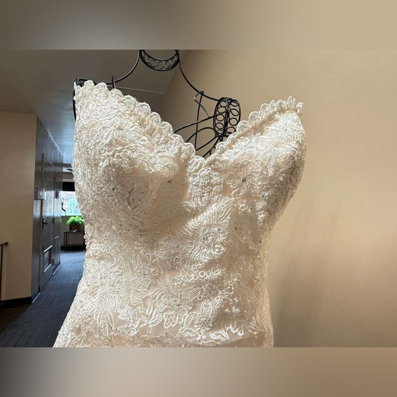 Maggie Sottero Ivory Bridal Gown - Picture 14 of 17